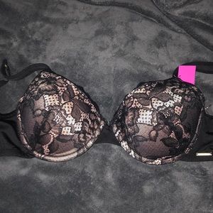 Vince Camuto black lace bra